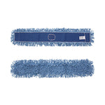 Load image into Gallery viewer, Dust Mop Head, Cotton/synthetic Blend, 48&quot; X 5&quot;, Blue
