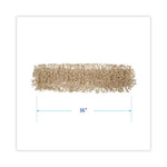 Load image into Gallery viewer, Industrial Dust Mop Head, Washable, Hygrade Cotton, 36w X 5d, White
