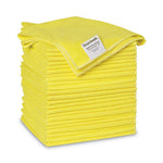 Load image into Gallery viewer, Microfiber Cleaning Cloths, 16 X 16, Yellow, 24/pack
