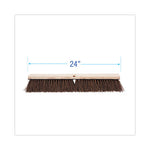 Load image into Gallery viewer, Floor Brush Head, 3.25&quot; Natural Palmyra Fiber Bristles, 24&quot; Brush
