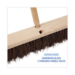 Load image into Gallery viewer, Floor Brush Head, 3.25&quot; Natural Palmyra Fiber Bristles, 24&quot; Brush

