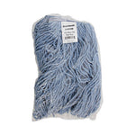 Load image into Gallery viewer, Mop Head, Standard Head, Cotton/synthetic Fiber, Cut-end, #20, Blue, 12/carton
