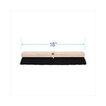 Load image into Gallery viewer, Floor Brush Head, 2.5&quot; Black Tampico Fiber Bristles, 18&quot; Brush
