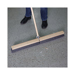 Load image into Gallery viewer, Floor Brush Head, 3&quot; Gray Flagged Polypropylene Bristles, 36&quot; Brush
