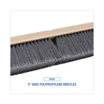 Load image into Gallery viewer, Floor Brush Head, 3&quot; Gray Flagged Polypropylene Bristles, 36&quot; Brush
