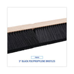 Load image into Gallery viewer, Floor Brush Head, 3&quot; Black Polypropylene Bristles, 36&quot; Brush
