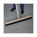 Load image into Gallery viewer, Floor Brush Head, 3&quot; Black Polypropylene Bristles, 36&quot; Brush
