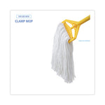 Load image into Gallery viewer, Premium Cut-end Wet Mop Heads, Rayon, 20oz, White, 12/carton
