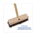 Load image into Gallery viewer, Deck Brush Head, 2&quot; Brown Palmyra Bristles, 10&quot; Brush
