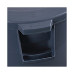 Load image into Gallery viewer, Lids For 32 Gal Waste Receptacle, Flat-top, Round, Plastic, Gray
