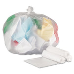 Load image into Gallery viewer, High-density Can Liners, 33 Gal, 9 Mic, 33&quot; X 39&quot;, Natural, 25 Bags/roll, 20 Rolls/carton
