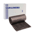 Load image into Gallery viewer, High-density Can Liners, 60 Gal, 14 Mic, 38&quot; X 58&quot;, Black, 25 Bags/roll, 8 Rolls/carton
