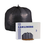 Load image into Gallery viewer, Linear Low Density Industrial Can Liners, 60 Gal, 1.1 Mil, 38 X 58, Gray, 100/carton
