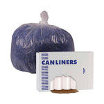 Load image into Gallery viewer, High-density Can Liners, 60 Gal, 14 Mic, 38&quot; X 58&quot;, Natural, 25 Bags/roll, 8 Rolls/carton
