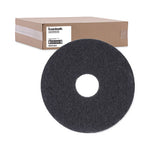 Load image into Gallery viewer, Stripping Floor Pads, 13&quot; Diameter, Black, 5/carton
