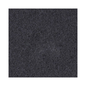Stripping Floor Pads, 13" Diameter, Black, 5/carton