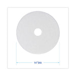 Load image into Gallery viewer, Polishing Floor Pads, 14&quot; Diameter, White, 5/carton
