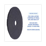 Load image into Gallery viewer, Stripping Floor Pads, 20&quot; Diameter, Black, 5/carton
