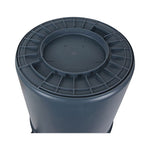 Load image into Gallery viewer, Round Waste Receptacle, 44 Gal, Plastic, Gray
