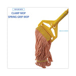 Load image into Gallery viewer, Super Loop Wet Mop Head, Cotton/synthetic Fiber, 5&quot; Headband, Small Size, Orange, 12/carton
