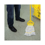 Load image into Gallery viewer, Super Loop Wet Mop Head, Cotton/synthetic Fiber, 5&quot; Headband, Small Size, White, 12/carton
