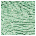 Load image into Gallery viewer, Super Loop Wet Mop Head, Cotton/synthetic Fiber, 5&quot; Headband, Medium Size, Green, 12/carton
