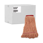 Load image into Gallery viewer, Super Loop Wet Mop Head, Cotton/synthetic Fiber, 5&quot; Headband, Large Size, Orange, 12/carton
