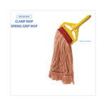 Load image into Gallery viewer, Super Loop Wet Mop Head, Cotton/synthetic Fiber, 5&quot; Headband, Large Size, Orange, 12/carton
