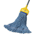 Load image into Gallery viewer, Super Loop Wet Mop Head, Cotton/synthetic Fiber, 5&quot; Headband, X-large Size, Blue, 12/carton

