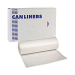Load image into Gallery viewer, Linear Low Density Can Liners, 30 Gal, 0.62 Mil, 30&quot; X 36&quot;, White, 10 Bags/roll, 20 Rolls/carton
