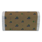 Load image into Gallery viewer, Boardwalk Green C-fold Towels, 1-ply, 10.13 X 12.75, Natural White, 150/pack, 16 Packs/carton
