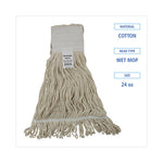 Load image into Gallery viewer, Mop Head, Pro Loop Web/tailband, Premium Saddleback Head, Ctn, 24-oz., Wh, 12/ct
