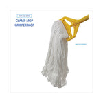 Load image into Gallery viewer, Mop Head, Pro Loop Web/tailband, Premium Saddleback Head, Ryn, 24-oz., Wh, 12/ct
