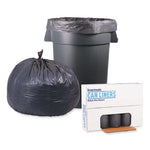 Load image into Gallery viewer, Low-density Waste Can Liners, 60 Gal, 0.95 Mil, 38&quot; X 58&quot;, Gray, 25 Bags/roll, 4 Rolls/carton
