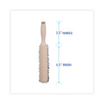 Load image into Gallery viewer, Counter Brush, Black Polypropylene, 4.5&quot; Brush, 3.5&quot; Tan Plastic Handle
