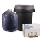 Load image into Gallery viewer, Recycled Low-density Polyethylene Can Liners, 56 Gal, 1.4 Mil, 43&quot; X 47&quot;, Clear, 10 Bags/roll, 10 Rolls/carton
