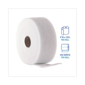 Trapeze Disposable Dusting Sheets, 5" X 125 Ft, White, 250 Sheets/roll, 2 Rolls/carton