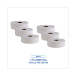 Load image into Gallery viewer, Jrt Bath Tissue, Jumbo, Septic Safe, 1-ply, White, 3.5&quot; X 4,000 Ft, 6/carton

