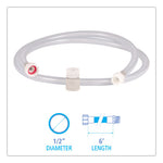 Load image into Gallery viewer, Pdc Hose Kit, 0.5&quot; Hose Diameter, 0.5&quot; X 6 Ft, Clear/green
