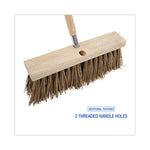 Load image into Gallery viewer, Street Broom Head, 6.25&quot; Brown Palmyra Fiber Bristles, 16&quot; Brush
