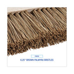 Load image into Gallery viewer, Street Broom Head, 6.25&quot; Brown Palmyra Fiber Bristles, 16&quot; Brush
