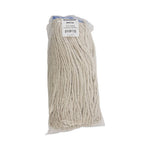 Load image into Gallery viewer, Cut-end Lie-flat Wet Mop Head, Cotton, 16oz, White
