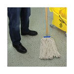 Load image into Gallery viewer, Cut-end Lie-flat Wet Mop Head, Cotton, 24oz, White
