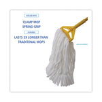 Load image into Gallery viewer, Mop Head, Looped, Enviro Clean With Tailband, Medium, White, 12/carton
