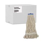 Load image into Gallery viewer, Mop Head, Lie-flat Head, Cotton Fiber, 24 Oz, White, 12/carton
