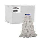 Load image into Gallery viewer, Mop Head, Lie-flat Head, Rayon Fiber, 24oz, White, 12/carton
