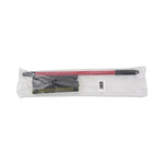 Load image into Gallery viewer, General-duty Squeegee, 8&quot; Wide Blade, Black/red, 21&quot; Handle
