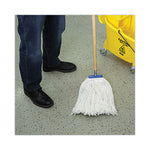 Load image into Gallery viewer, Lie-flat Screw-in Mop Handle, Lacquered Wood, 1.13&quot; Dia X 60&quot;, Natural
