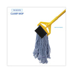 Load image into Gallery viewer, Mop Head, Loop-end, Cotton With Scrub Pad, Medium, 12/carton
