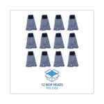 Load image into Gallery viewer, Mop Head, Loop-end, Cotton With Scrub Pad, Medium, 12/carton
